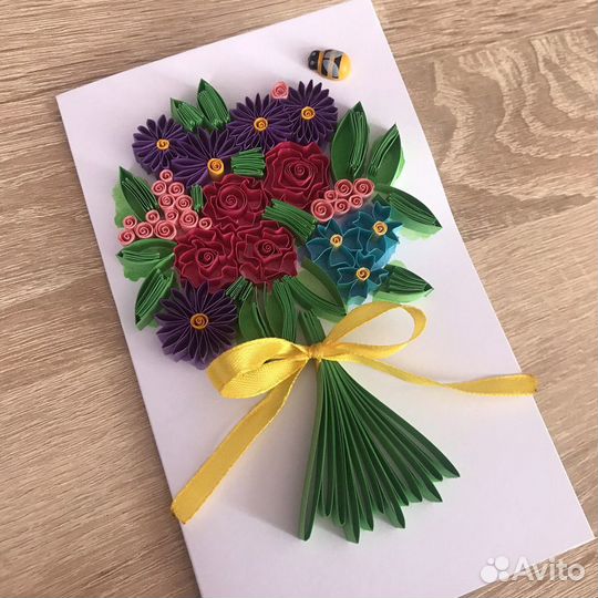 Открытка ручной работы