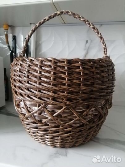 Кашпо из ротанга