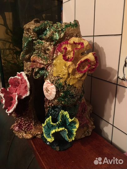 Декор для аквариума. Коралловый грот