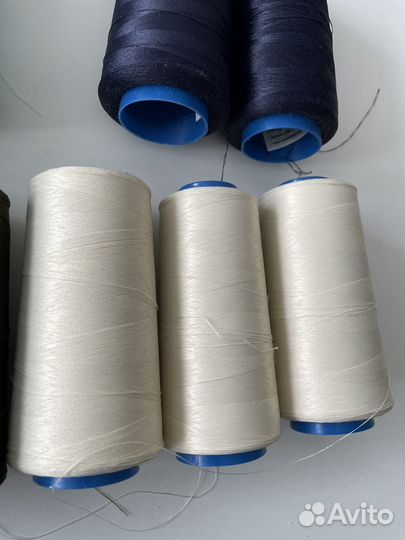 Нитки швейные текстурированные для оверлока