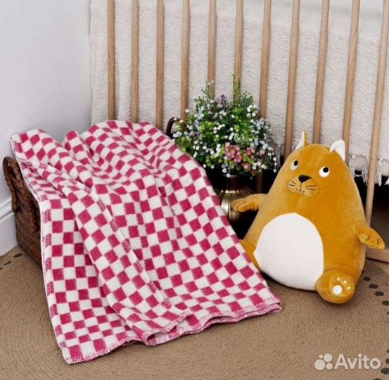 Одеяло байковое детское новое