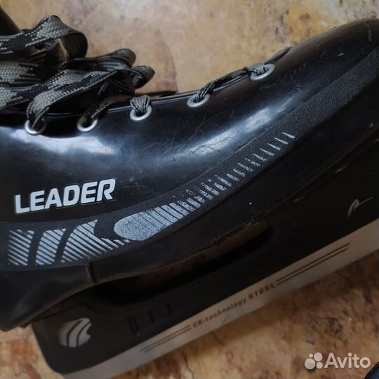 Хоккейные коньки leader 46 размер