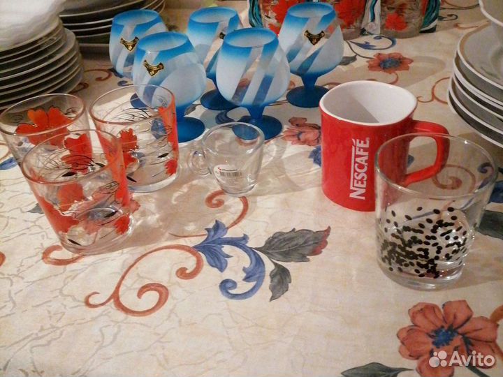 Тарелки, Стаканы новые