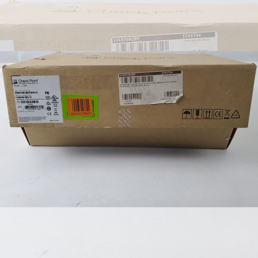 [CPAP-SG1470-NGTP] Межсетевой Экран Check Point L-72p Cpap-Sg1470-Ngtp