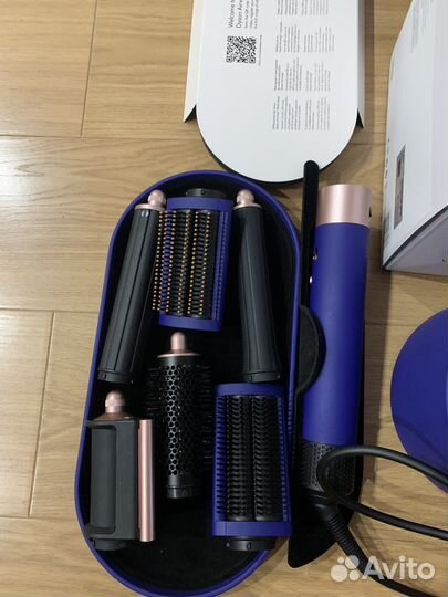Стайлер dyson airwrap синий