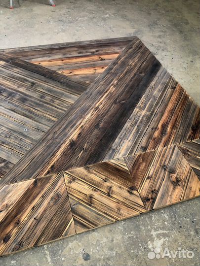 Деревянное амбарное панно