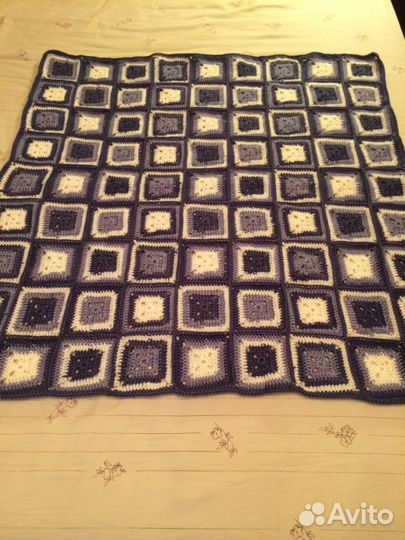 Пледы покрывала крючком