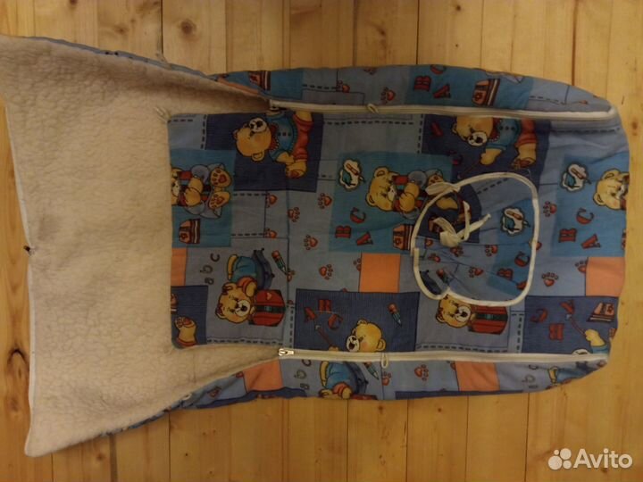 Зимний конверт в прогулочную коляску