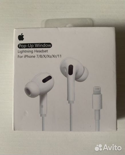 Наушники apple earpods lightning