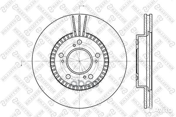 6020-2622V-SX диск тормозной передний Honda CR