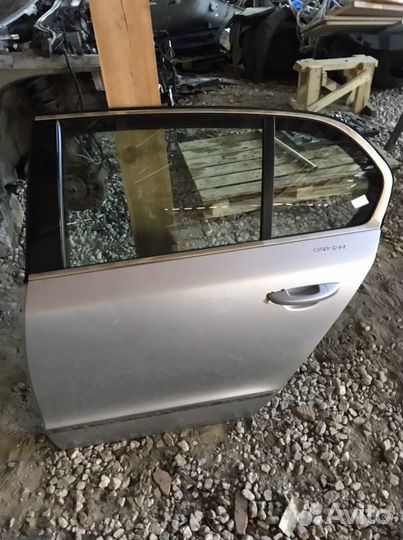 Дверь левая задняя шкода суперб-2