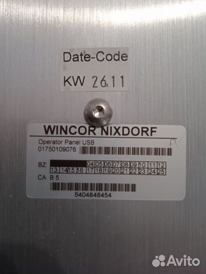 Операторская панель Wincor 01750109076 USB