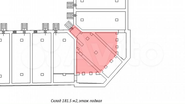 Сдам Склад 181.5 м2