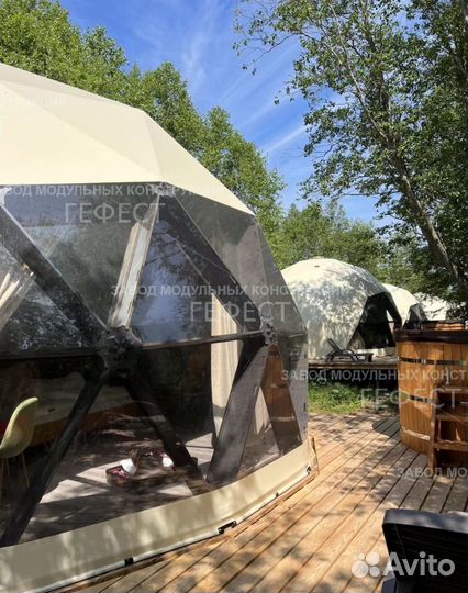 Геокупол, шатер для глэмпинга