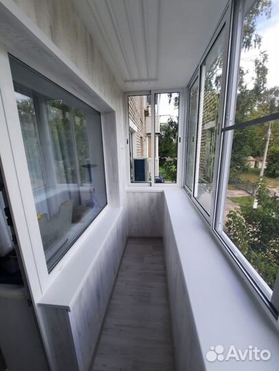 Пластиковый балкон с установкой