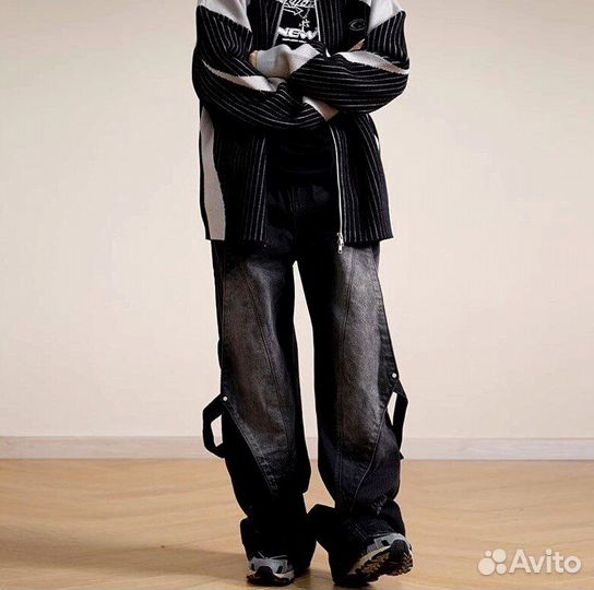 Джинсы Balenciaga black belts type