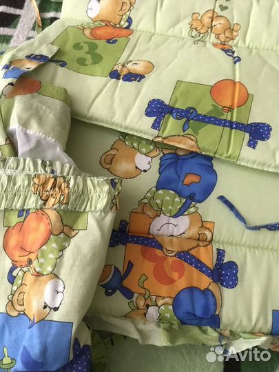 Комплект постельного белья в детскую кроватку