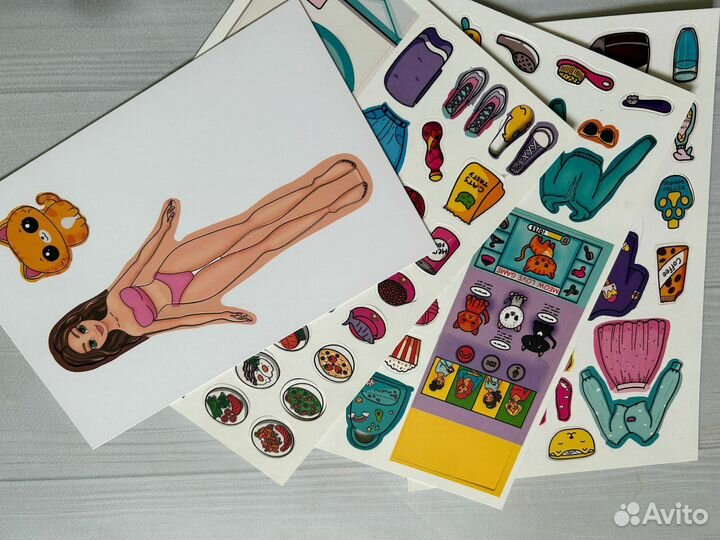 Книжка кукольный домик