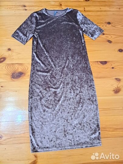 Бархатное платье