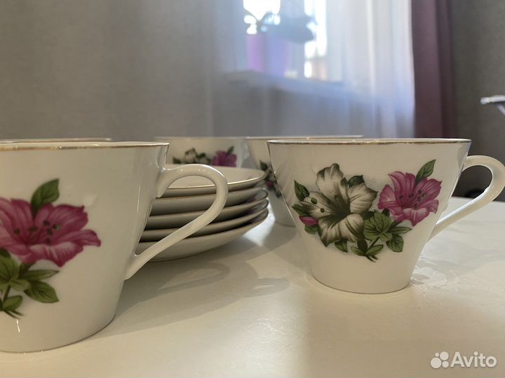 Кофейный сервиз времен СССР