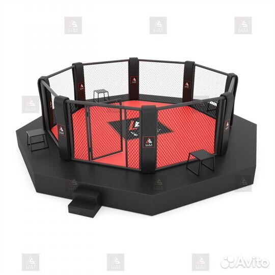 Октагон на помосте 1х7м