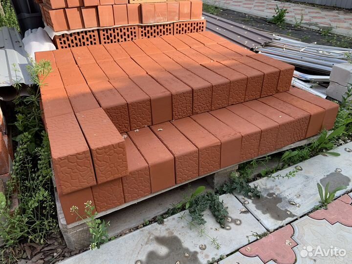 Кирпич красный черепашка