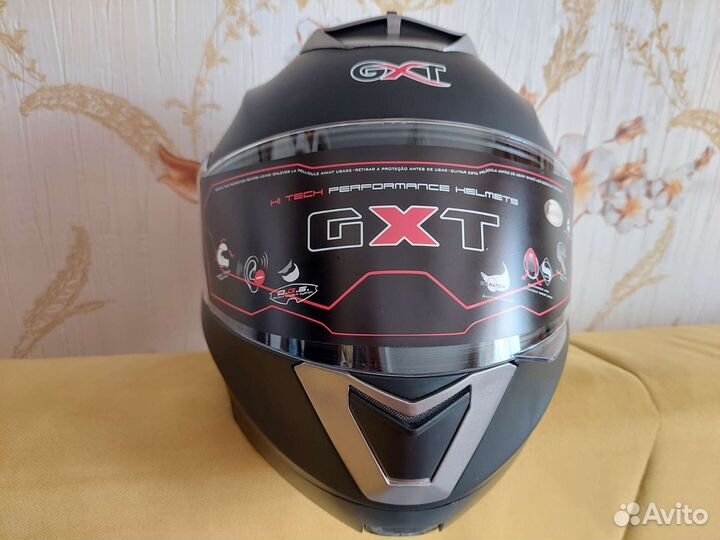 Мото шлем GXT,модуляр M-XL.,57-62см. новый