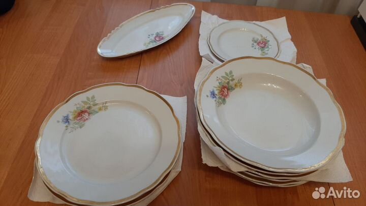 Тарелки для второго и обеденные