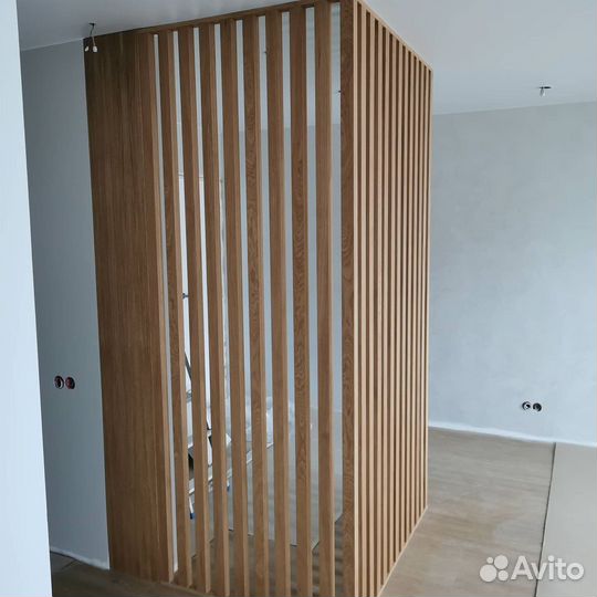 Интерьерные перегородки и рейки