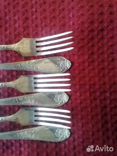 Ложки вилки мельхиоровые СССР