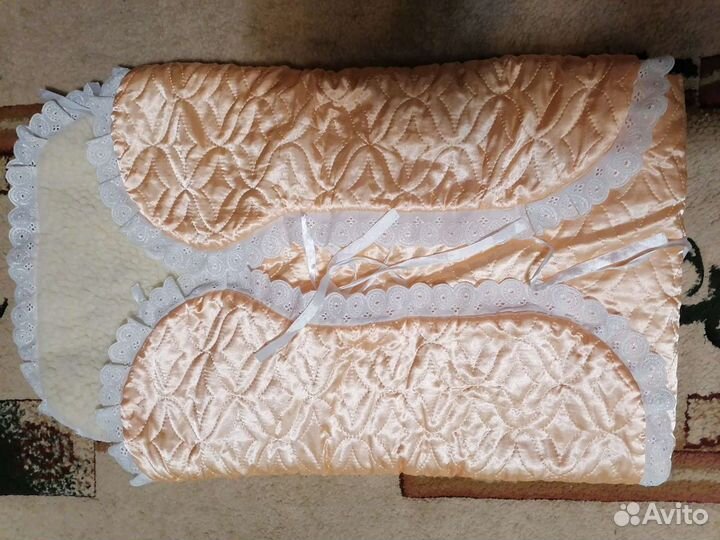 Зимний конверт для девочки