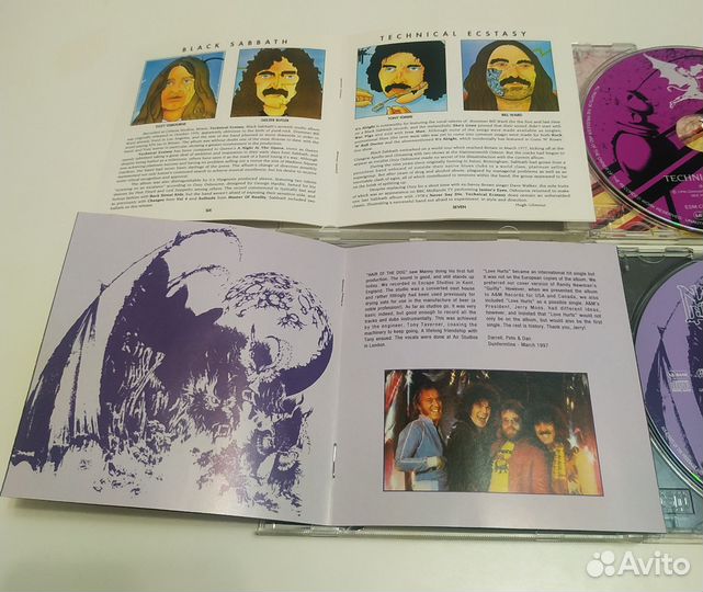 Cd диски фирменные nazareth, black sabbath