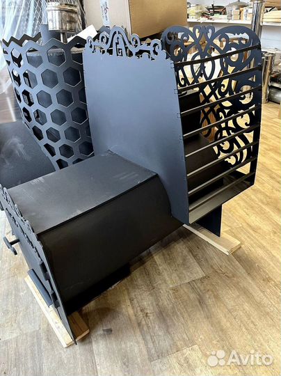 Печь банная из трубы 8мм