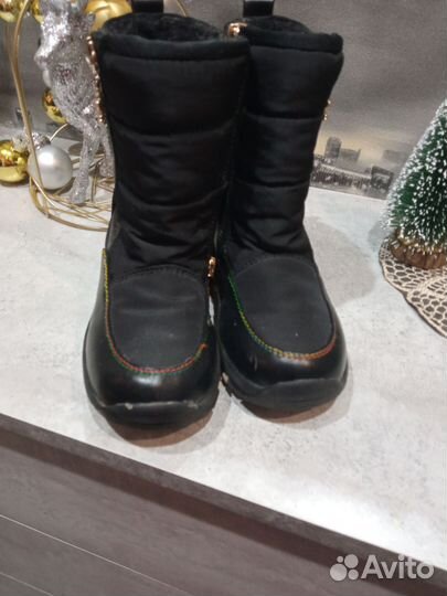 Сапоги зимние для девочки 24 25 размер
