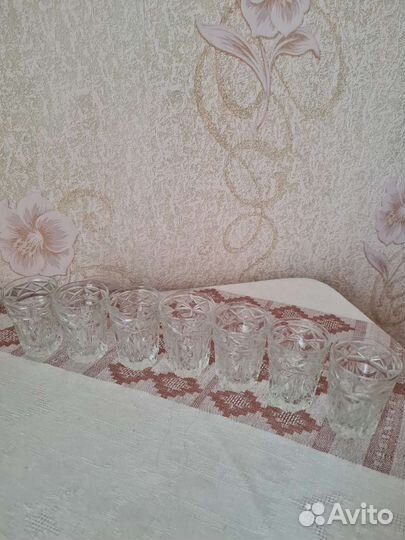 Стопки хрустальные