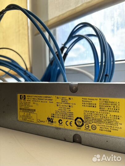 Серверный блок питания для майнинга 2450W HP