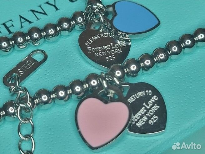 Браслет тифани сердечко