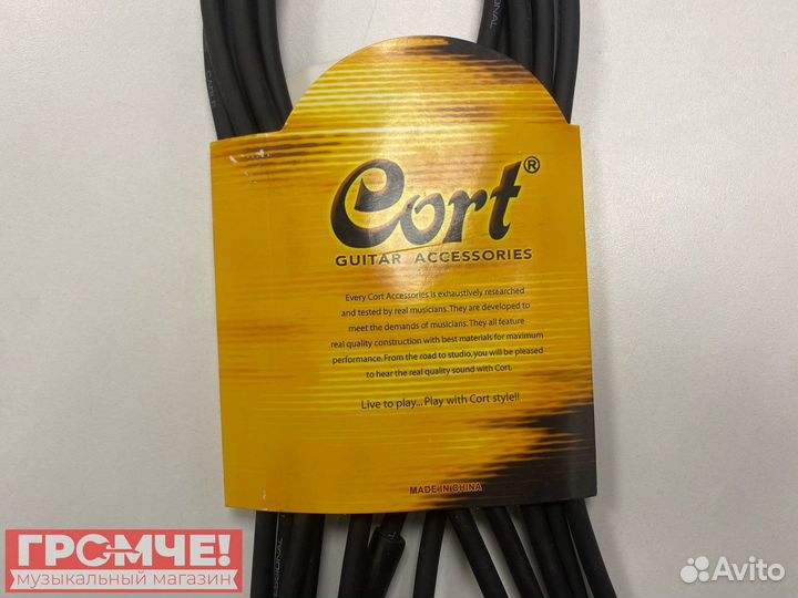 Кабель инструментальный Cort CA510-4,5 метра