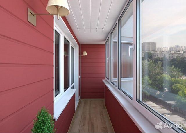 Внутренняя отделка балкона