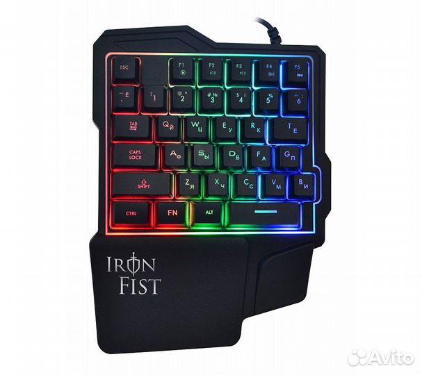 Игровой блок Оклик 701G Iron Fist, черный