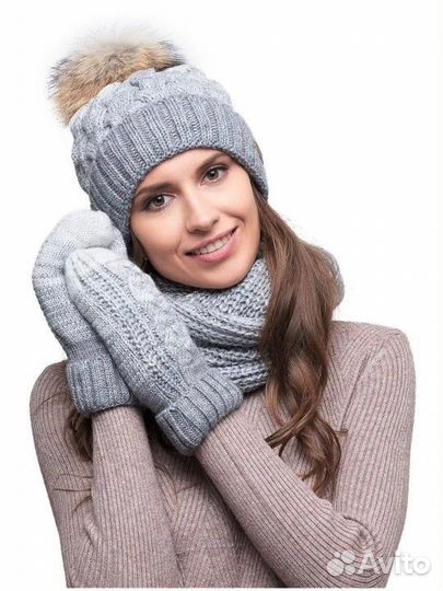 Комплект шапка и шарф