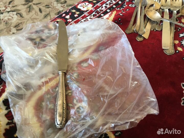 Мельхиоровые ложки и вилки