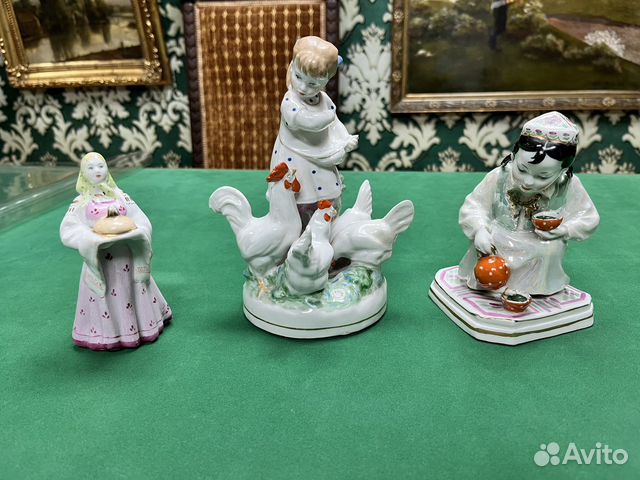 Фарфоровые статуэтки Дулево