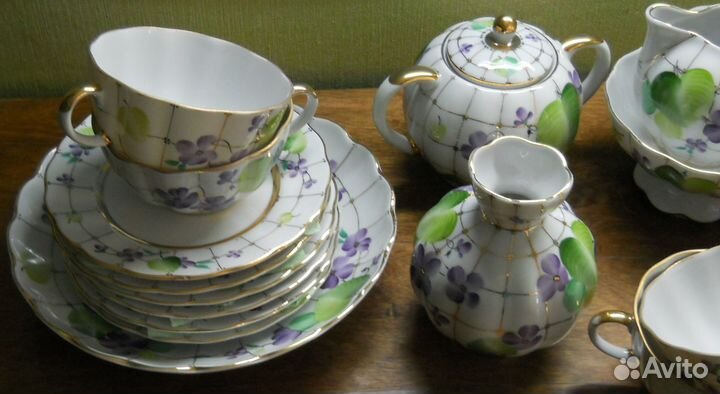Чайный сервиз «Лесная Фиалка», лфз - 24 предмета