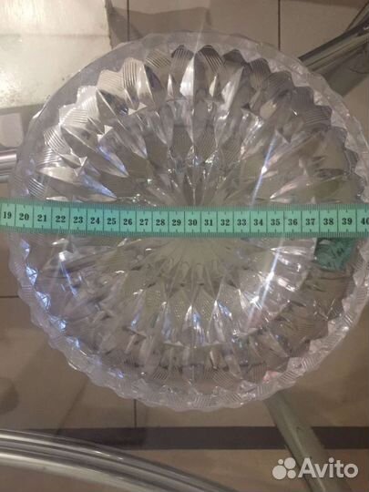 Хрустальная ваза для фруктов