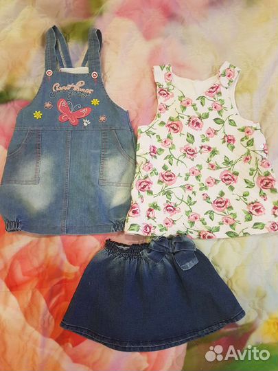 Пакет вещей на девочку 2-3 года