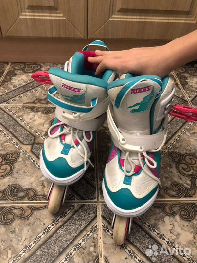 Роликовые коньки детские раздвижные