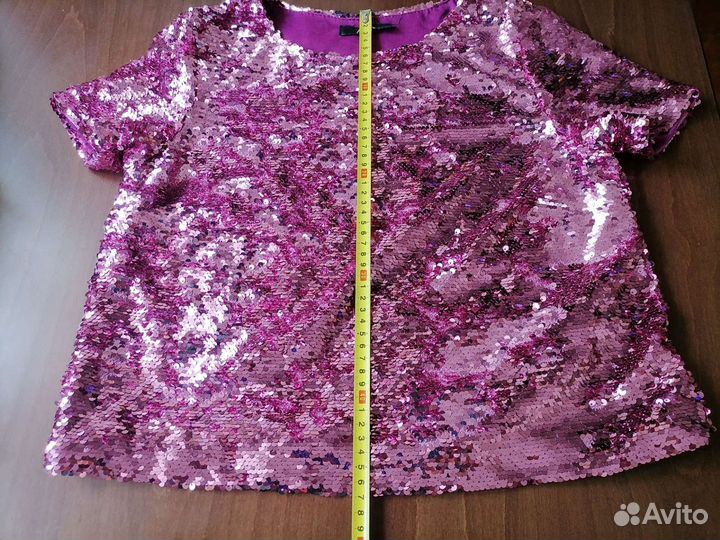 Кофта из паеток концерт праздник Новый год