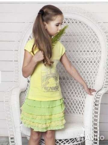 Футболка новая р 104 shoupette с юбкой