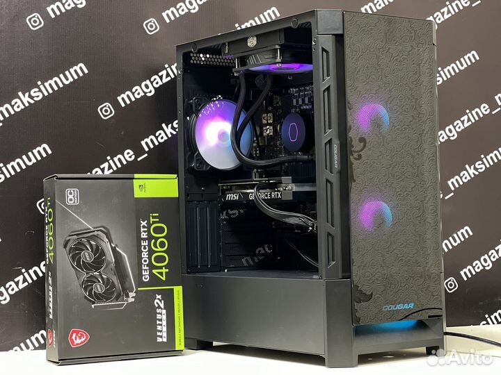 Мощный игровой компьютер i5-13400f RTX4060TI